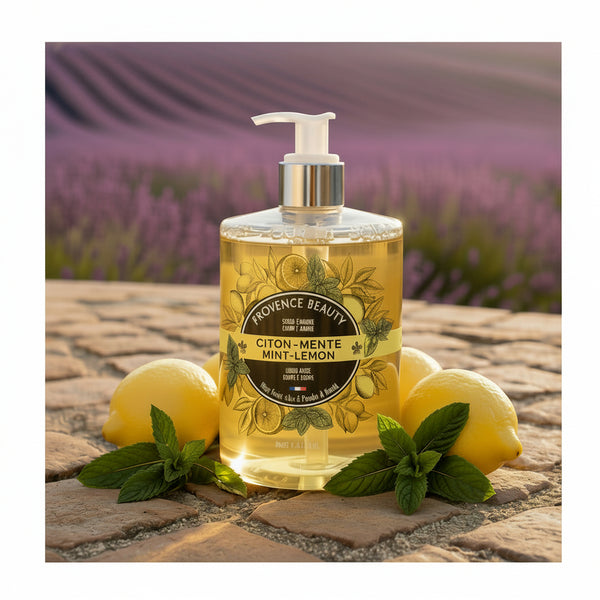 Provence Beauty Mint Lemon French Liquid Soap