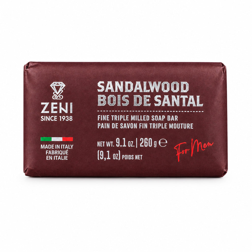 Zeni Triple Milled Sandalwood Soap For Men