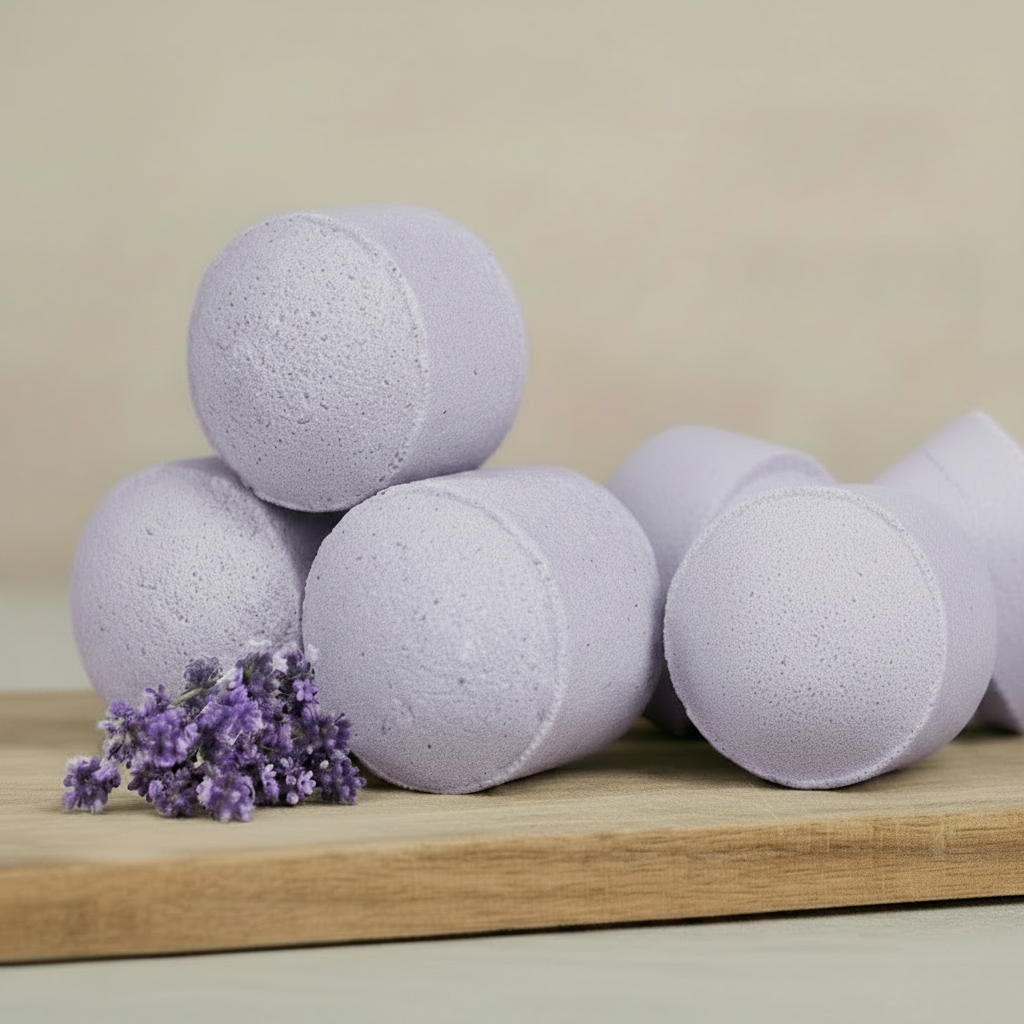 Mini Lavender Bath Bombs x 5
