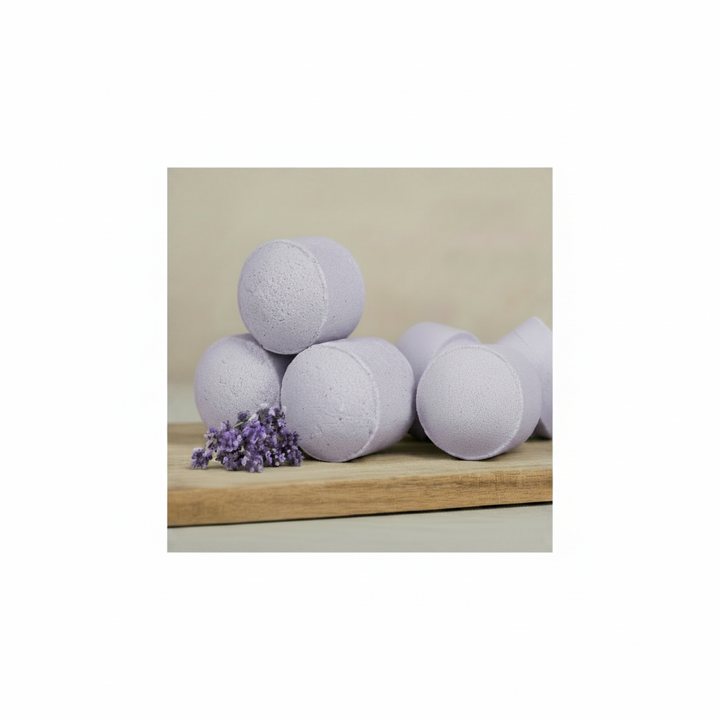 Mini Lavender Bath Bombs x 5
