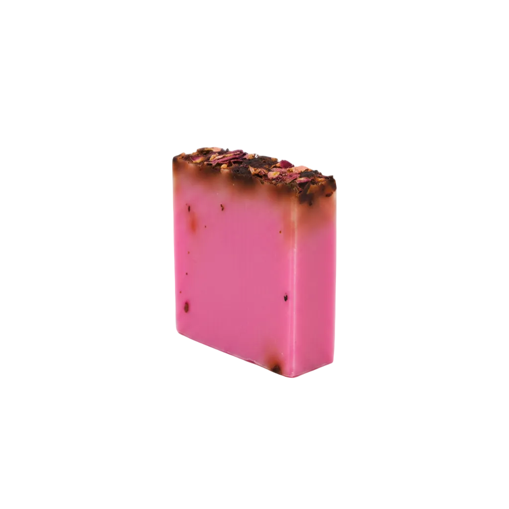 Rose Petal Soap Slice