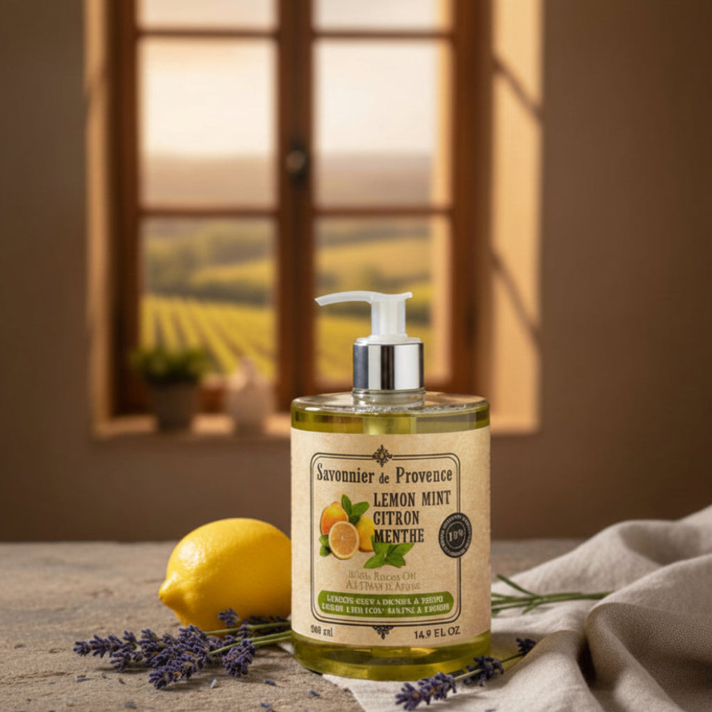 Savonnier de Provence Lemon & Mint French Liquid Soap