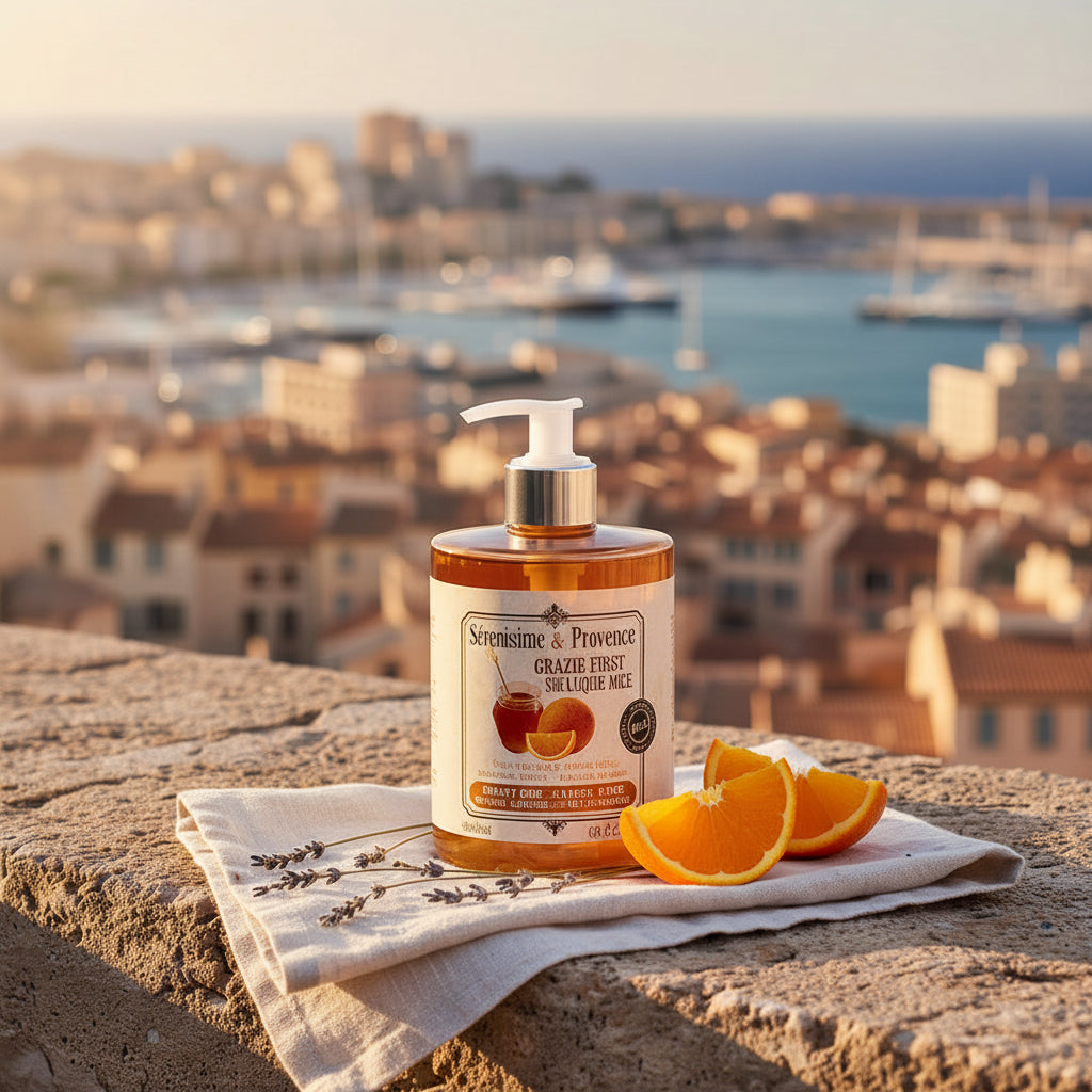 Savonnier de Provence Orange Honey French Liquid Soap