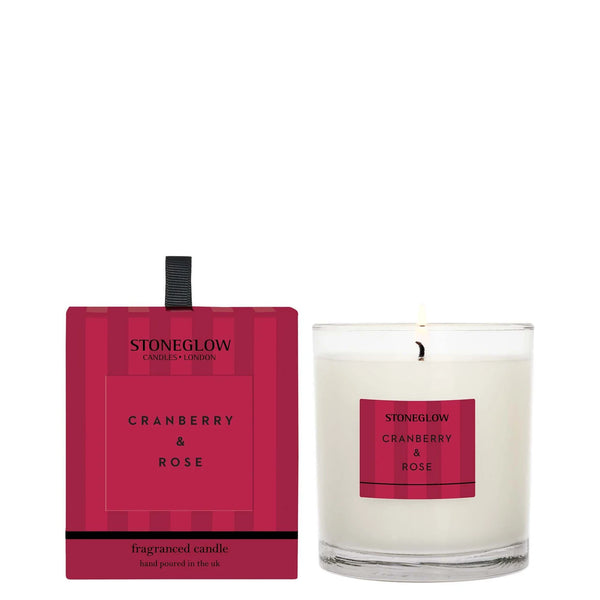 Stoneglow - Cranberry & Rose Candle
