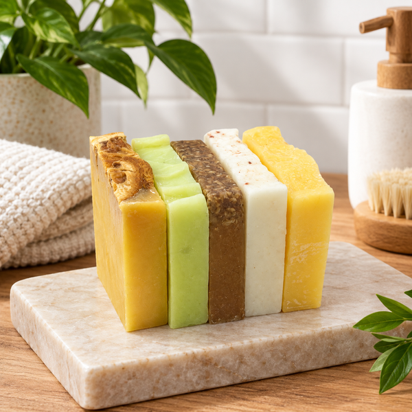 Handmade Artisan Natural Soap Selection Gift Box - 'Invigorate' Collection