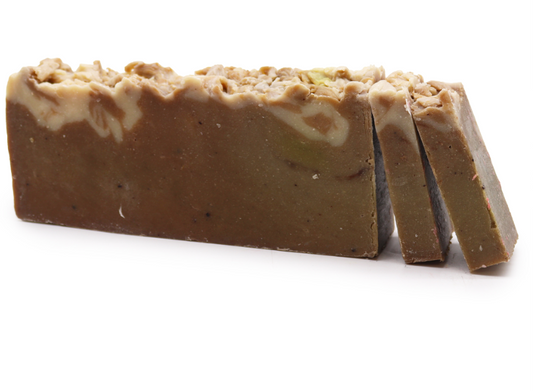 Chocolate Olive Oil Soap Slice