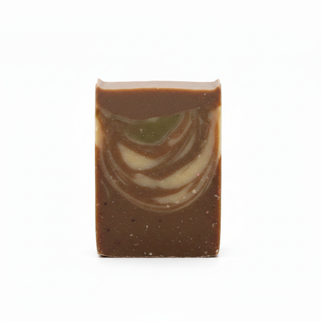Chocolate Olive Oil Soap Slice