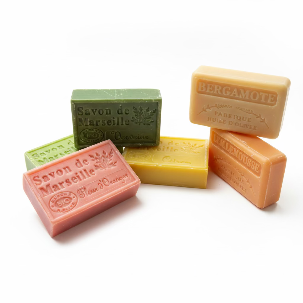 French Scented Marseille Soap Box - Frais et Citronné