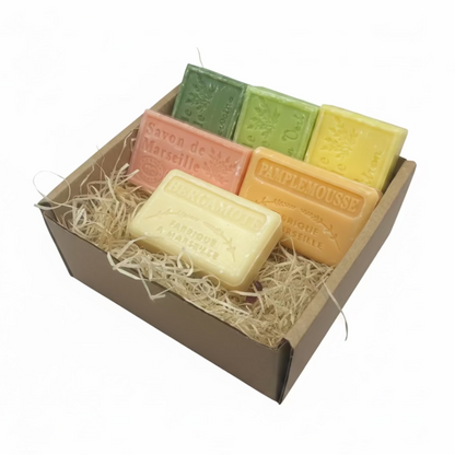 French Scented Marseille Soap Box - Frais et Citronné