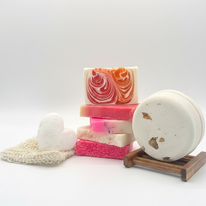 Handmade Artisan Natural Soap Selection Gift Box - Tropical Bliss Collection