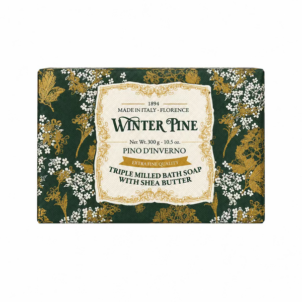 Saponificio Artigianale Fiorentino Winter Pine Soap In Box