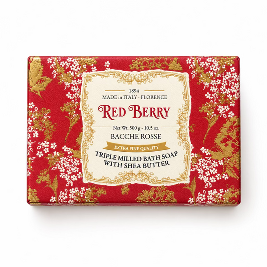 Saponificio Artigianale Fiorentino Red Berry Soap In Box