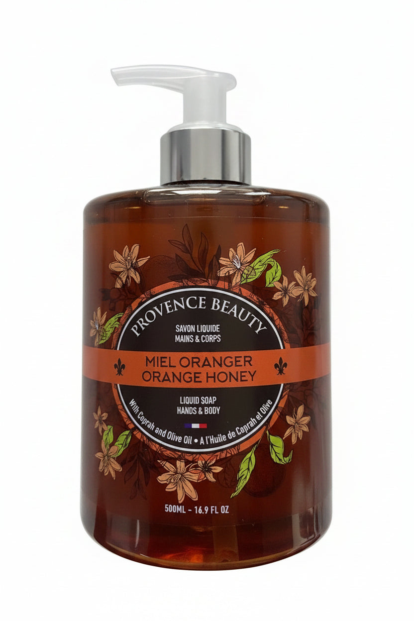 Provence Beauty Orange Honey French Liquid Soap