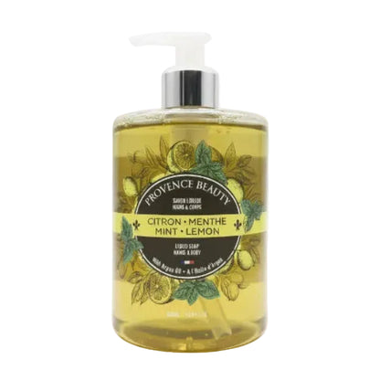 Provence Beauty Mint Lemon French Liquid Soap