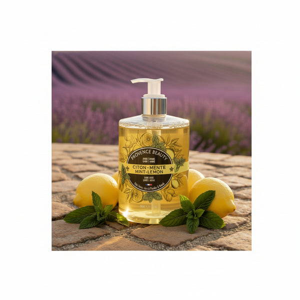Provence Beauty Mint Lemon French Liquid Soap