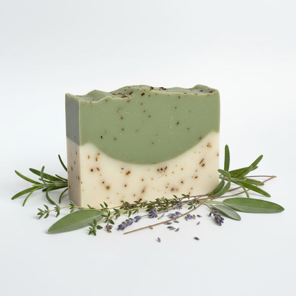 Mediterranean Wild Herb Soap Slice