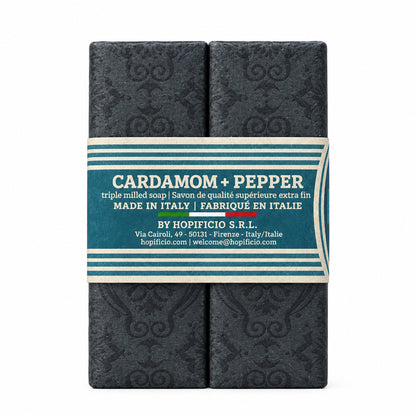 Hopificia Cardamom & Pepper Triple Milled Soap - Set of 2