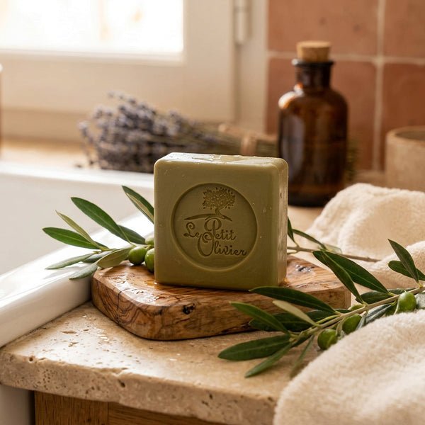 Traditional Savon de Marseille - Box of 3 Green Olive Oil Soaps