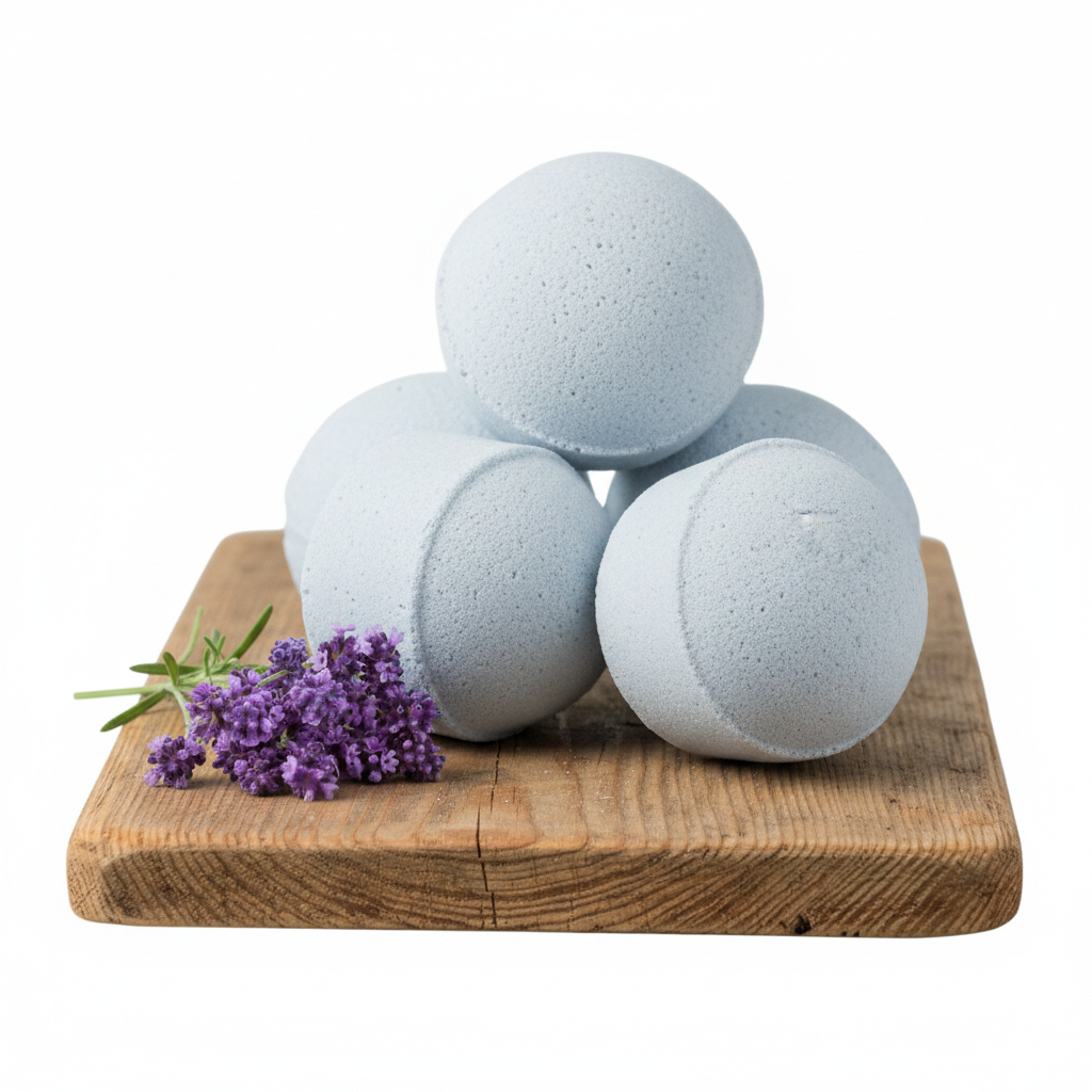 Mini Bergamot & Lavender Bath Bombs x 5