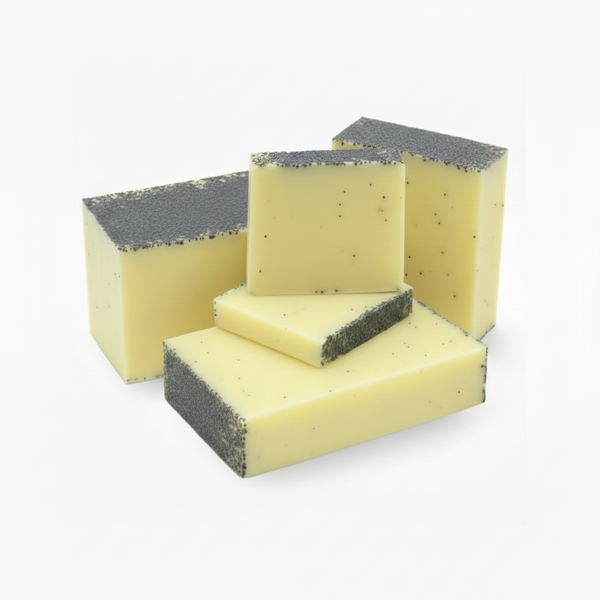Lemon & Poppy Soap Soaf Slice