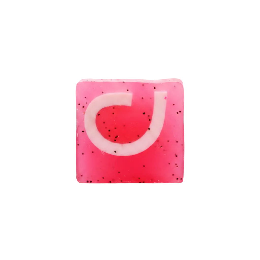 Raspberry & Black Pepper Soap Slice
