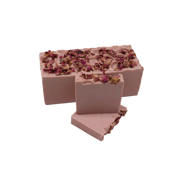 Rose & Vanilla Soap Slice