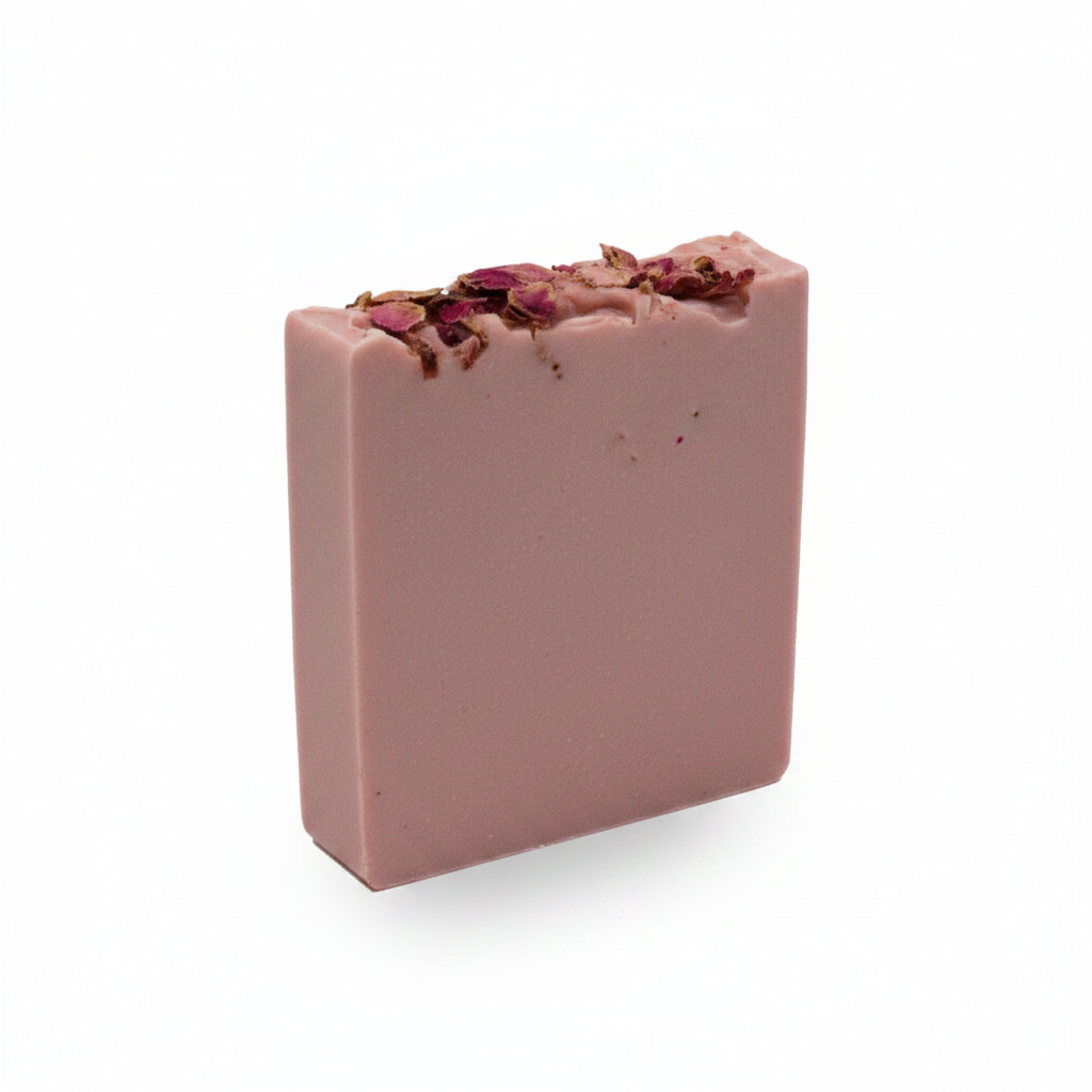Rose & Vanilla Soap Slice