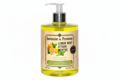 Savonnier de Provence Lemon & Mint French Liquid Soap