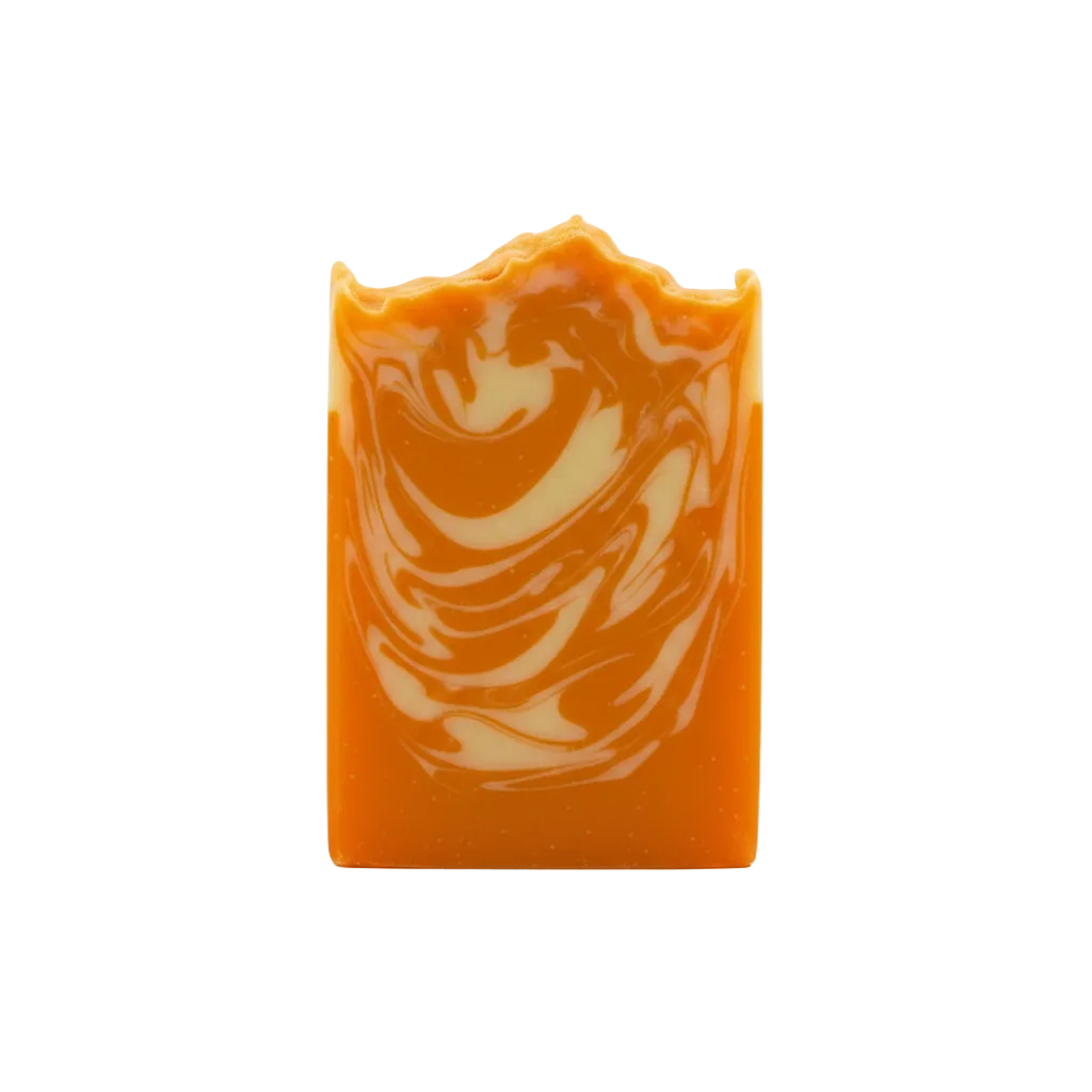 Orange Olive Oil Soap Slice