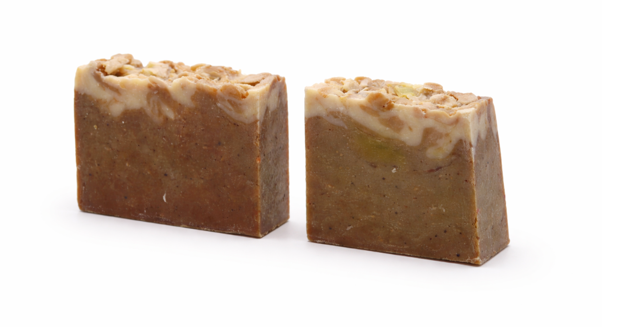 Chocolate Olive Oil Soap Slice