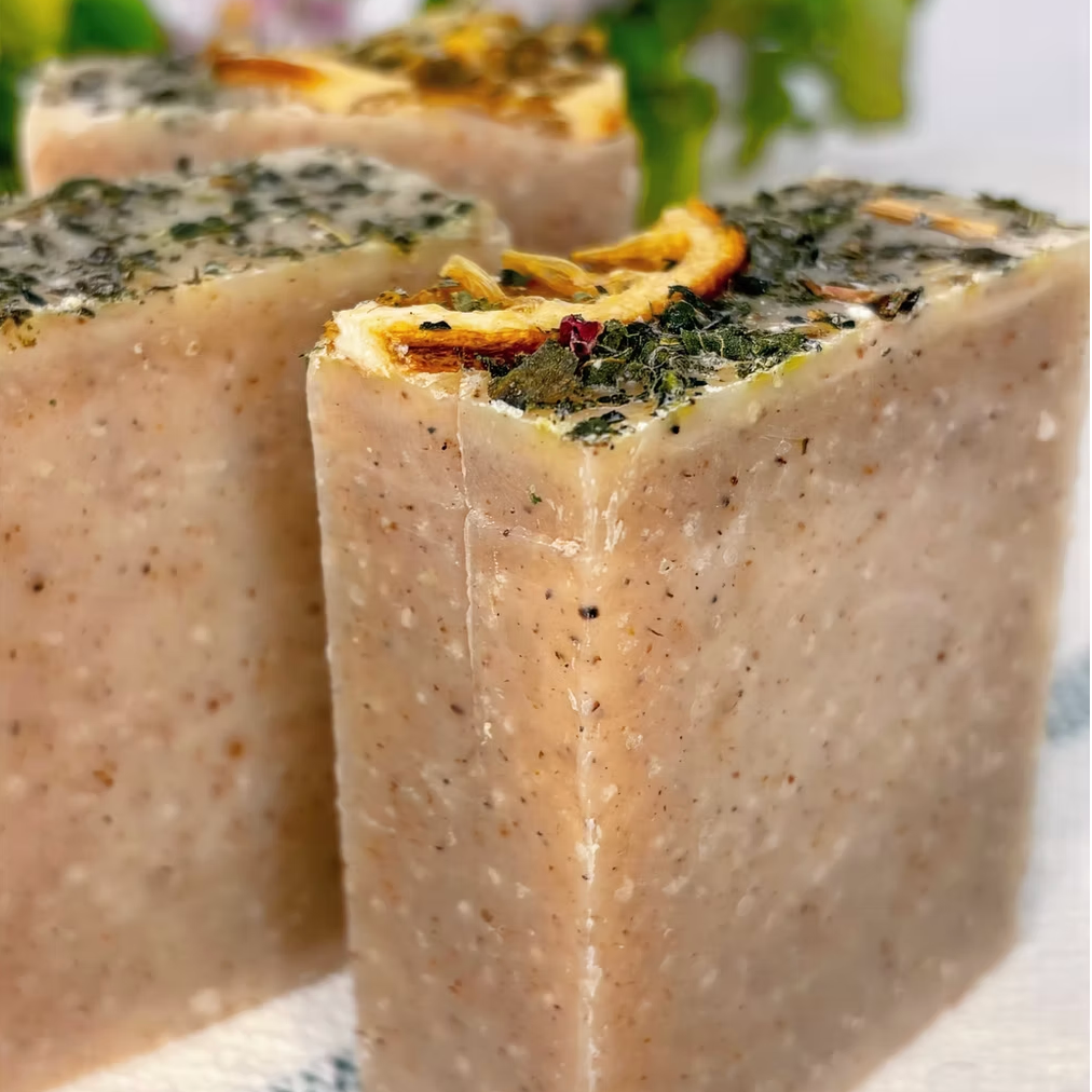 Orange, Patchouli & Rosehip Soap Slice