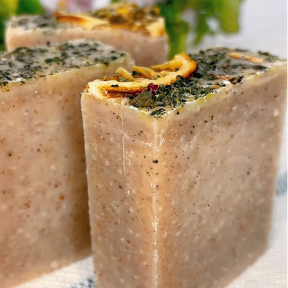 Orange, Patchouli & Rosehip Soap Slice
