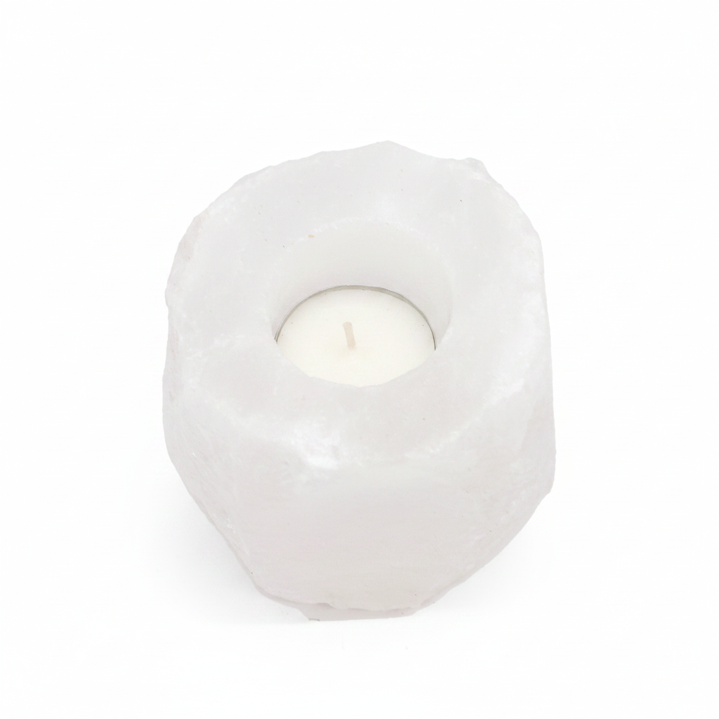 Crystal Rock Himalayan Salt Candle Holder