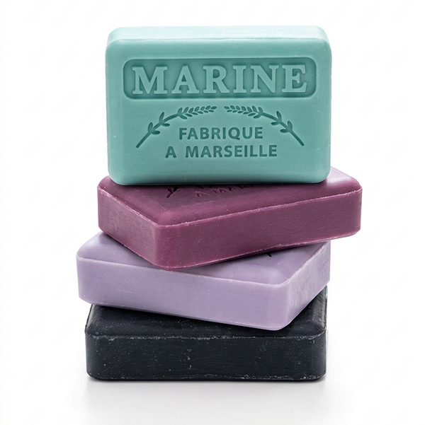 French Scented Marseille Soap Box - Fleurs & Mer