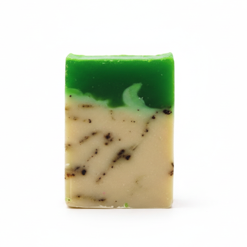 Green Tea Olive Oil Soap Slice