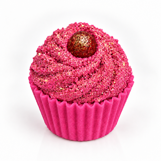 Cranberry Velvet Cupcake Bath Melt