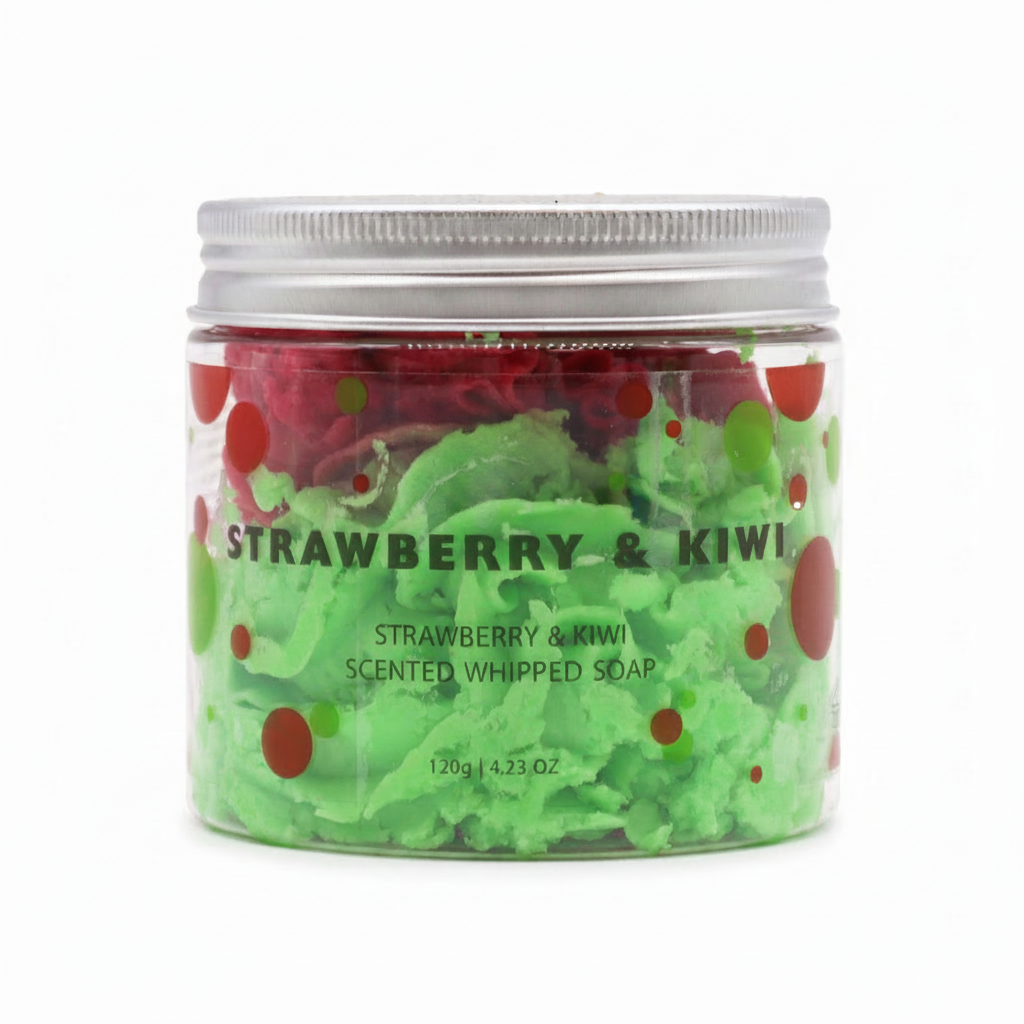 Strawberry & Kiwi Whipped Soap