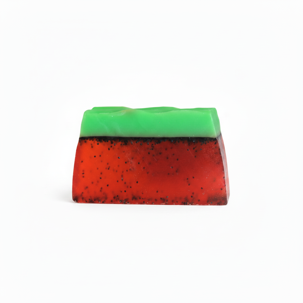 Strawberry & Poppy Soap Slice