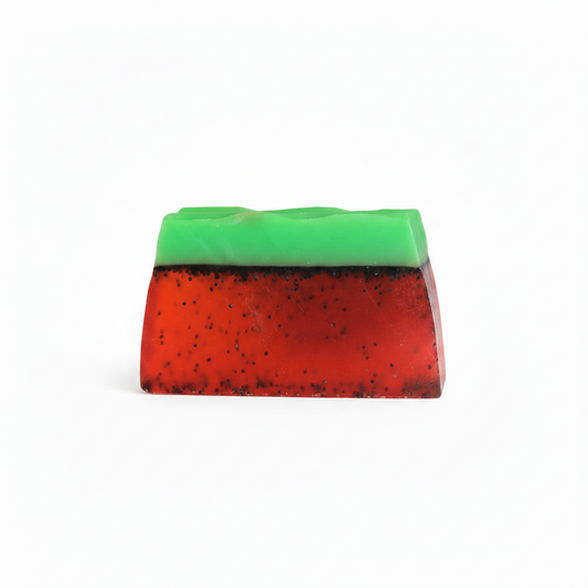 Strawberry & Poppy Soap Slice