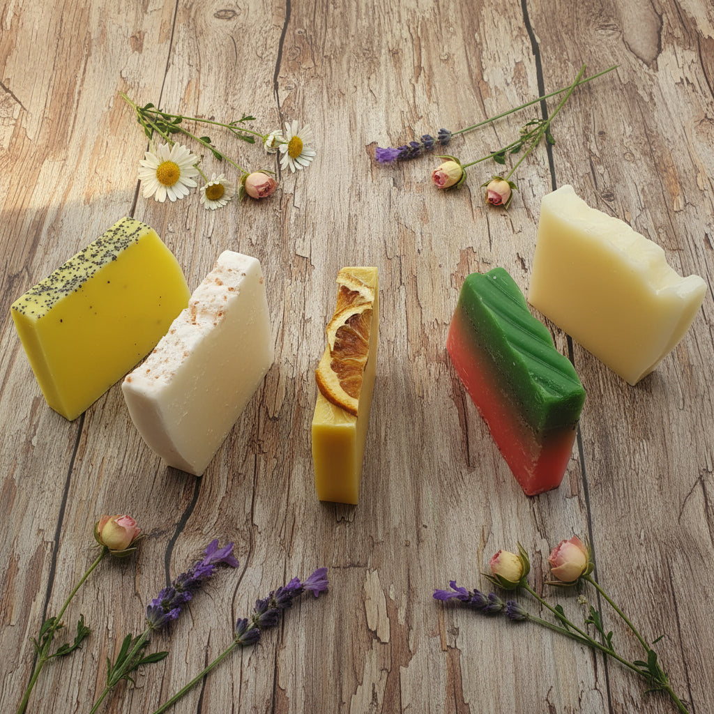 Handmade Artisan Natural Soap Selection Gift Box - 'Invigorate' Collection