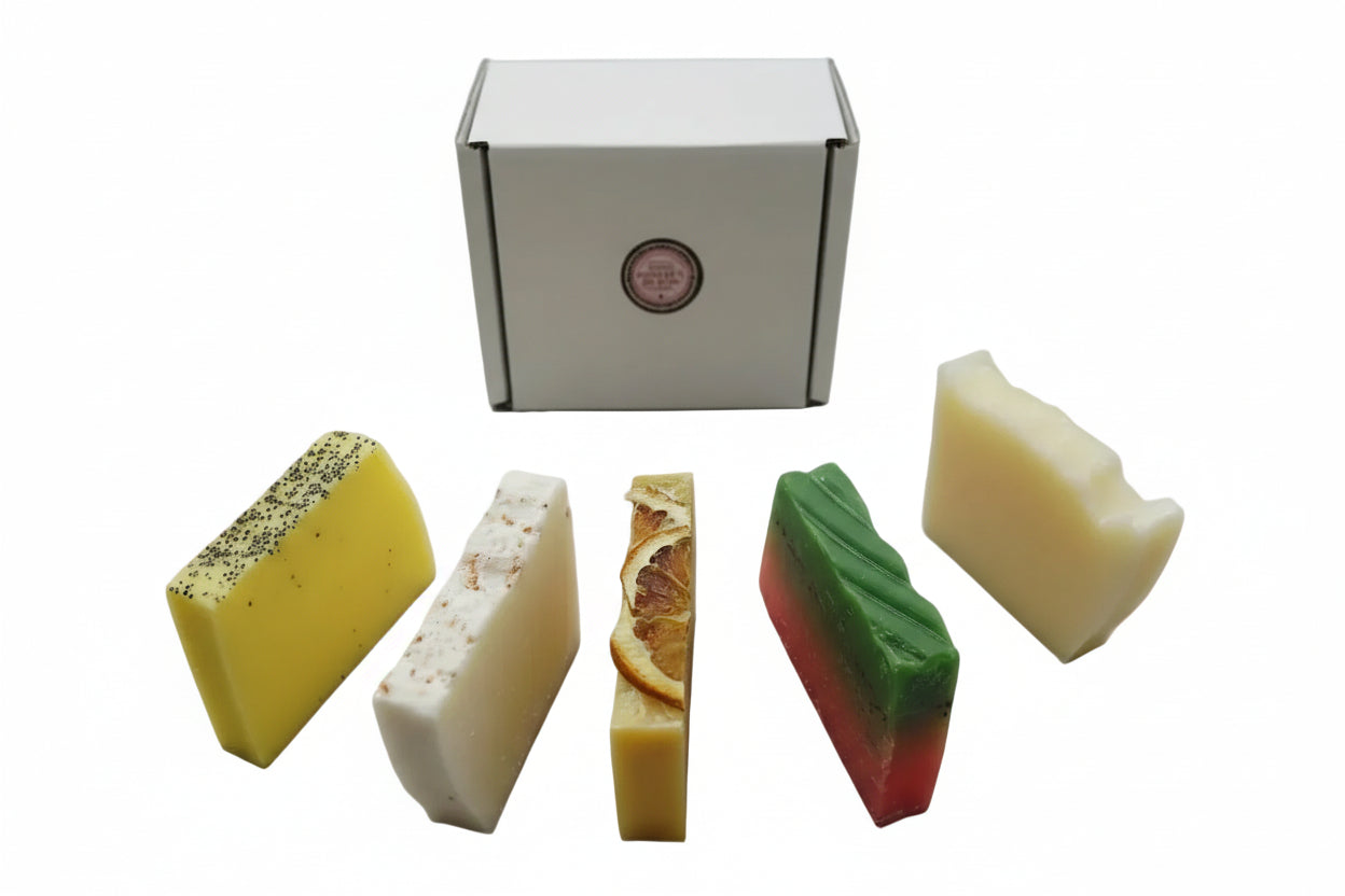 Handmade Artisan Natural Soap Selection Gift Box - 'Invigorate' Collection