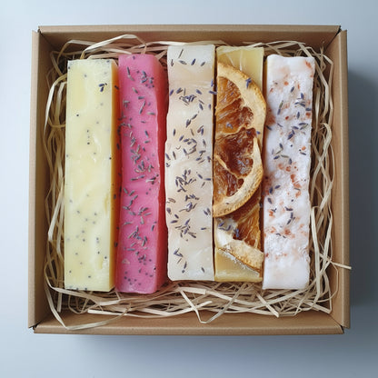 Handmade Artisan Natural Soap Selection Gift Box - 'Invigorate' Collection